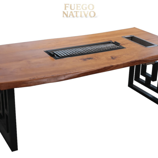 Mesa Parrilla Grande - Madera de Nogal